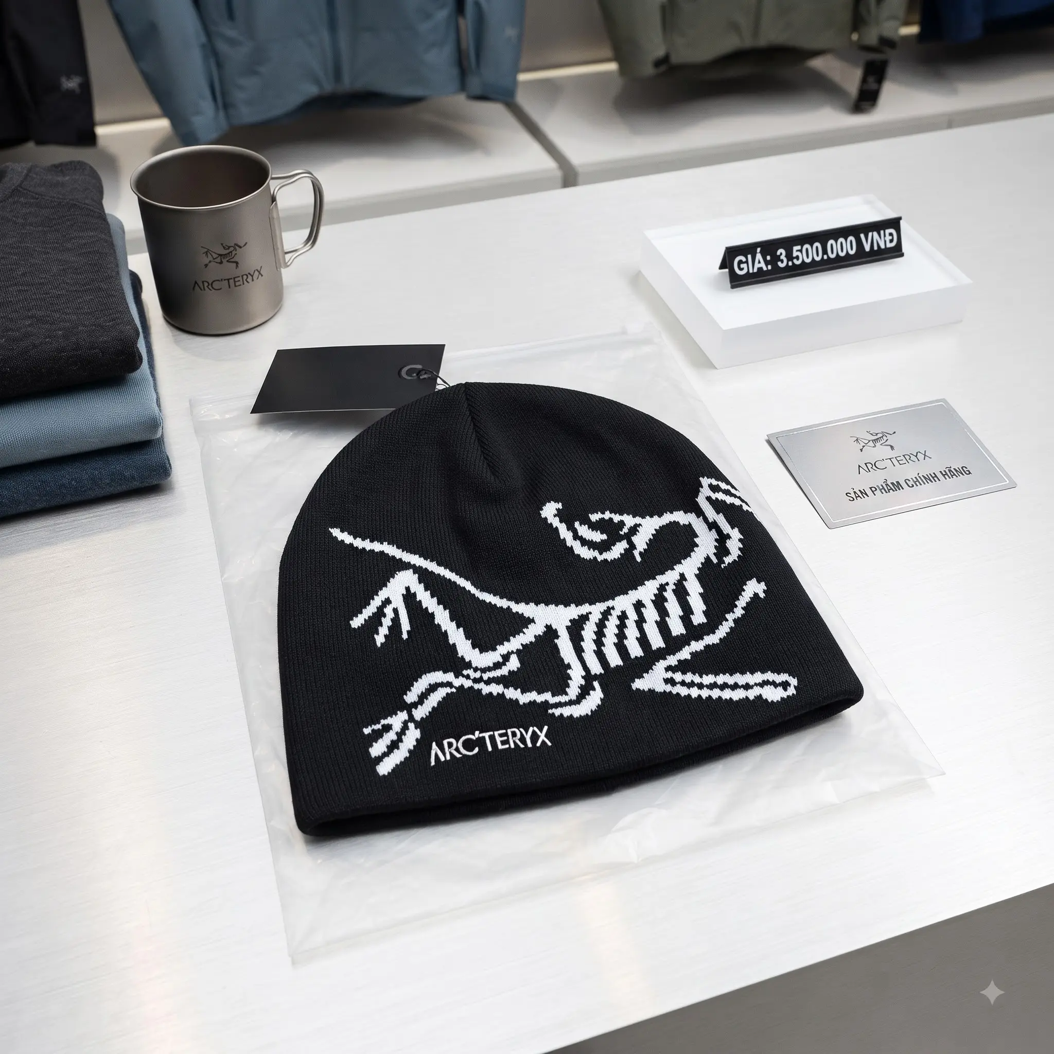 Arc'teryx Beanie Hat | Knit Winter Hat | Warm Soft Skull Cap | Unisex Outdoor Hiking Casual Wear