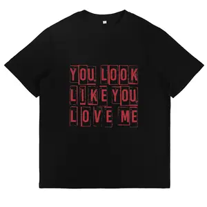 Womens Graphic Tee You Look Like You Love Me Funny Sassy Quote Shirt Soft Cotton Short Sleeve Crewneck Casual Loose Fit Streetwear Top For Summer Outfits