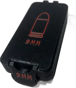 9x19 50ct Dry Box Ammo Storage Hard Case Safe Organization for Range Bag Safe or Backpacks 9MM Bullet Design