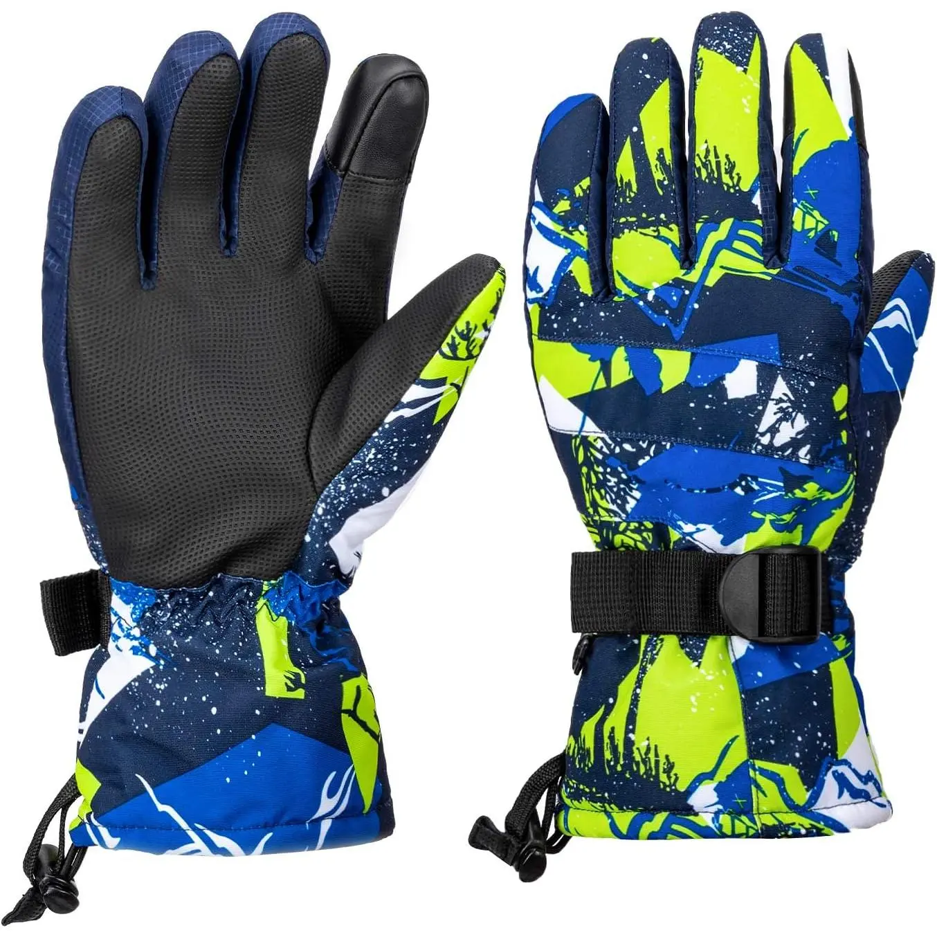 Ski Snowboard Gloves  Waterproof Winter Warm Cold Weather Touchscreen Snow for Mens Womens Skiing Snowboarding
