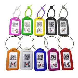 Smart Luggage Tags with QR Code – Privacy Protection, No App Needed | Heavy Duty Travel ID Tags for Suitcases, 10 Pack, Mixed Colors