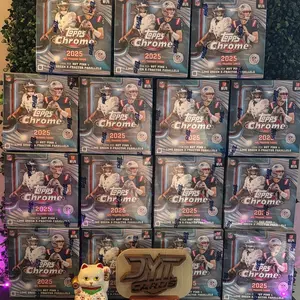 BREAK #444 (15X) TOPPS CHROME MEGAS 2025 NFL BREAK #PYT Football Trading Cards Collectible