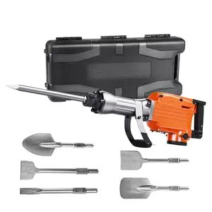 VEVOR Demolition Jack Hammer,  2200W Electric Jackhammer Heavy Duty, 1350 BPM Concrete Breaker 6pcs Chisels Bit Chipping with Case