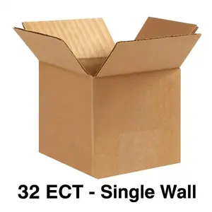 100 4x4x4 Cardboard Packing Mailing Moving Shipping Boxes Corrugated Box Cartons 32 ECT Single Wall 200 LB Capacity