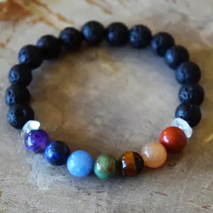 Aromatherapy Chakra Diffuser Bracelet with Genuine Gemstones! Daily Daily Daily Daily Daily Daily Anniversary Engagement Wedding Auspicious Daily Daily