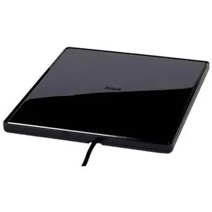 212 MAIN Compact Indoor HDTV Flat Antenna - UHF & VHF Compatible, Black, Indoor-Use-Only, Boating Sports Accessory
