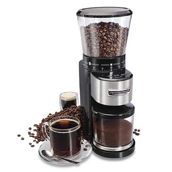 Hamilton Beach Professional Conical Burr Steel Digital Coffee Grinder Hamilton Beach Professional Conical Burr Steel Digital Coffee Grinder