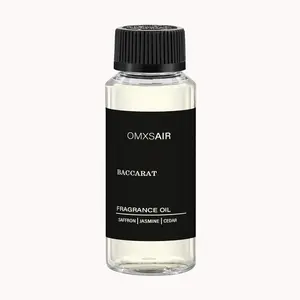 Baccarat Hotel Diffuser Oil Inspired by Baccarat 4.1 Fl Oz(120ml) - Hotel Fragrance Diffuser Oil & Home Luxury Scents - Saffron, Cedar,Ambergris Essential Oils Blend for Aromatherapy Diffuser
