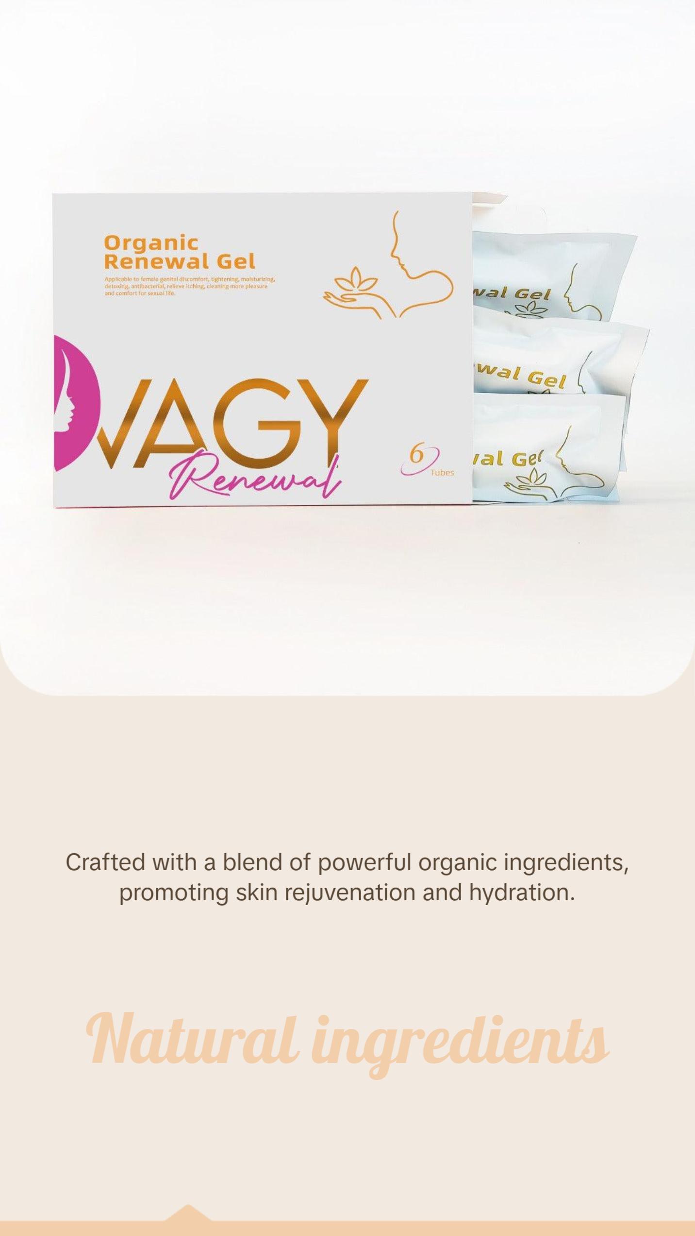 Organic Renewal Gel Pack of 6 Comfort Aloe