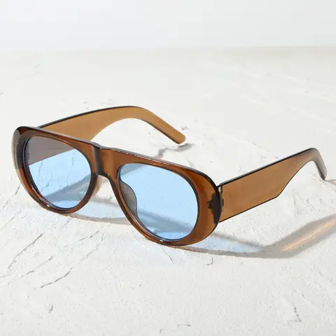 Unisex Vintage Style Sunglasses, Classic Shades, Summer Trendy Casual Sunglasses for Everyday Use, Fashion Sunglasses for Outdoor Activities, Plastic Sunglasses