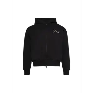 Rhude Classique Full Zip Hoodie Black/Whit