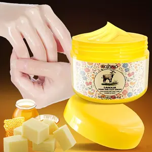 50g lanolin Hand and Foot Care Cream, specially designed for rough and dry hands and feet, contains lanolin essence, deeply moisturizes and repairs, improves skin condition, and restores smooth hands and feet