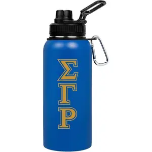 BBGreek  Sigma Gamma Rho - 32 oz Insulated Stainless Steel Tumbler - Greek Letters - Official Vendor