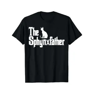 #TikTokShopRestock  Plus Size The SphynxFather Funny Cat Dad Shirt Men Sphynx Lover Gifts T-Shirt