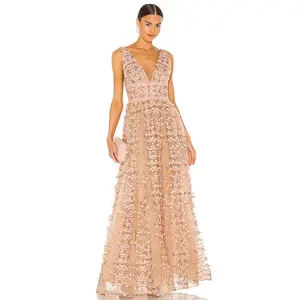 Bronx and Banco Megan Maxi Dress in Rose