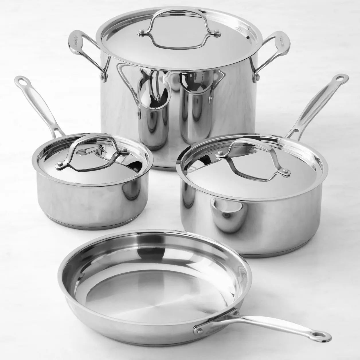 Cuisinart Chef's Classic Stainless-Steel 7-Piece Cookware Set