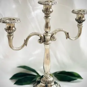 Candelabra / Silver Plated / Godinger / Candlestick / Candle holders Decor