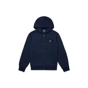 Polo Ralph Lauren Men's Double Knit Zip-Up Hoodie Aviator Navy/White, from StockX