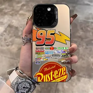 Cartoon Fashion Hot 95 Logo Phone Case for iPhone 17 16e 16 15 14 13 12 11 Mini Pro Max Air X XR XSMAX 8 7 Plus Anti-drop Matte Back Cover
