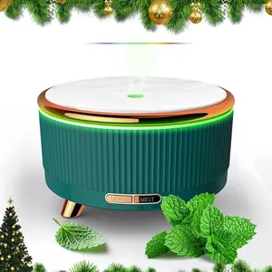 Mini Air Humidifier, USB Powered Cool Mist Humidifier with 7 Color Night Light, Super Quiet Aromatherapy Machine for Office Desktop Home Indoor Bedroom