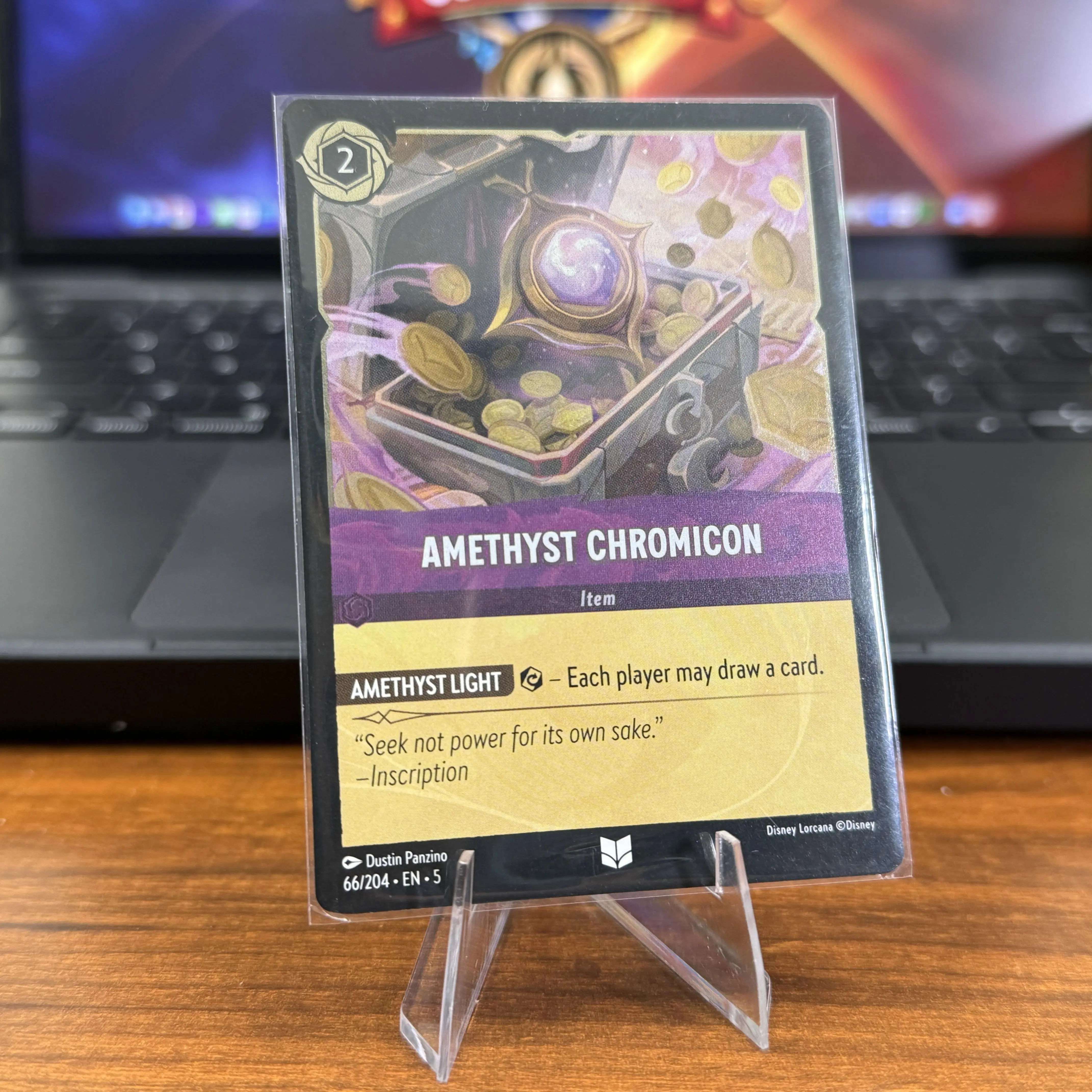 Lorcana AMETHYST CHROMICON FOIL UNCOMMON