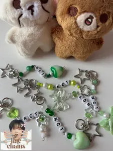 KPOP Nct 127 Phone Charm Keychain Custom Personalized Bag Charm - Johnny Taeyong Yuta Kim Doyoung Jung Jaehyun Jungwoo Mark Lee Haechan