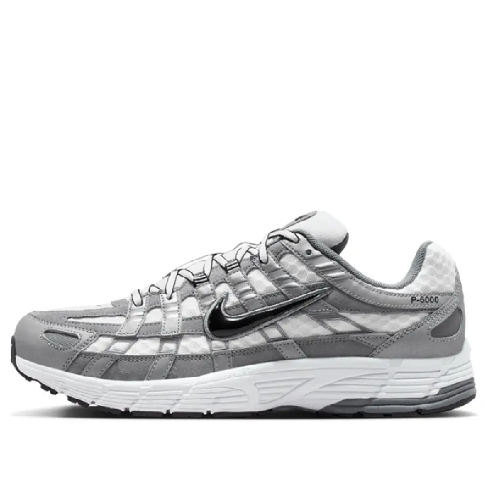 Men's Nike P-6000 White/Black-MTLC Cool Grey (IR2004 100)