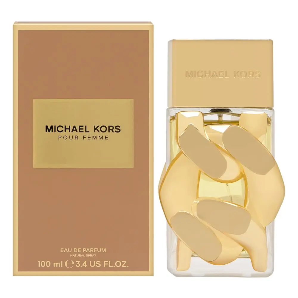 Michael Kors Pour Femme 3.4oz EDP Spray for Women Oriental Floral Fragrance with Mandarin Orange & Jasmine Sambac Notes