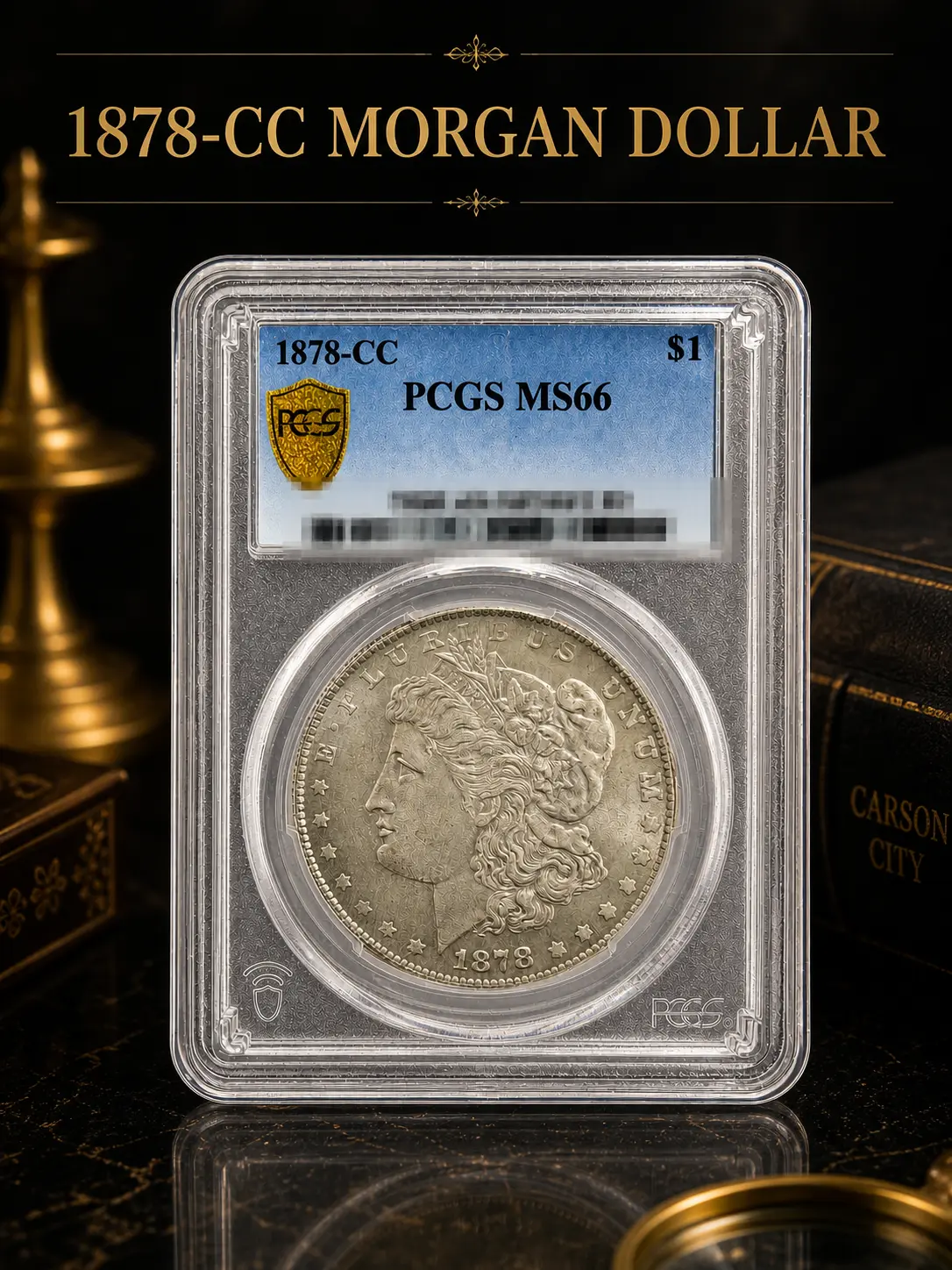 Morgan Dollar 1878-1904 | Random Year Official PCGS Holder Collector Mystery