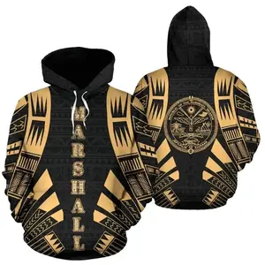 3D Printed Maoli Flag Polynesian Tattoo Hoodies Polynesian Flag Totem Graphic Hooded Hoody Kid Fashion Cool Pullovers Hoodie Top
