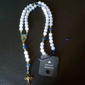 Handmade Adjustable Crystal Beaded Rosary Standard Size