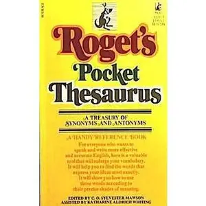 USED-Roget's Pocket Thesaurus (Based On Roget's International Thesaurus of English Words and Phrases): A Treasury of Synonyms and Antonyms- A Handy Reference Book by Peter Mark Roget (Unknown)
