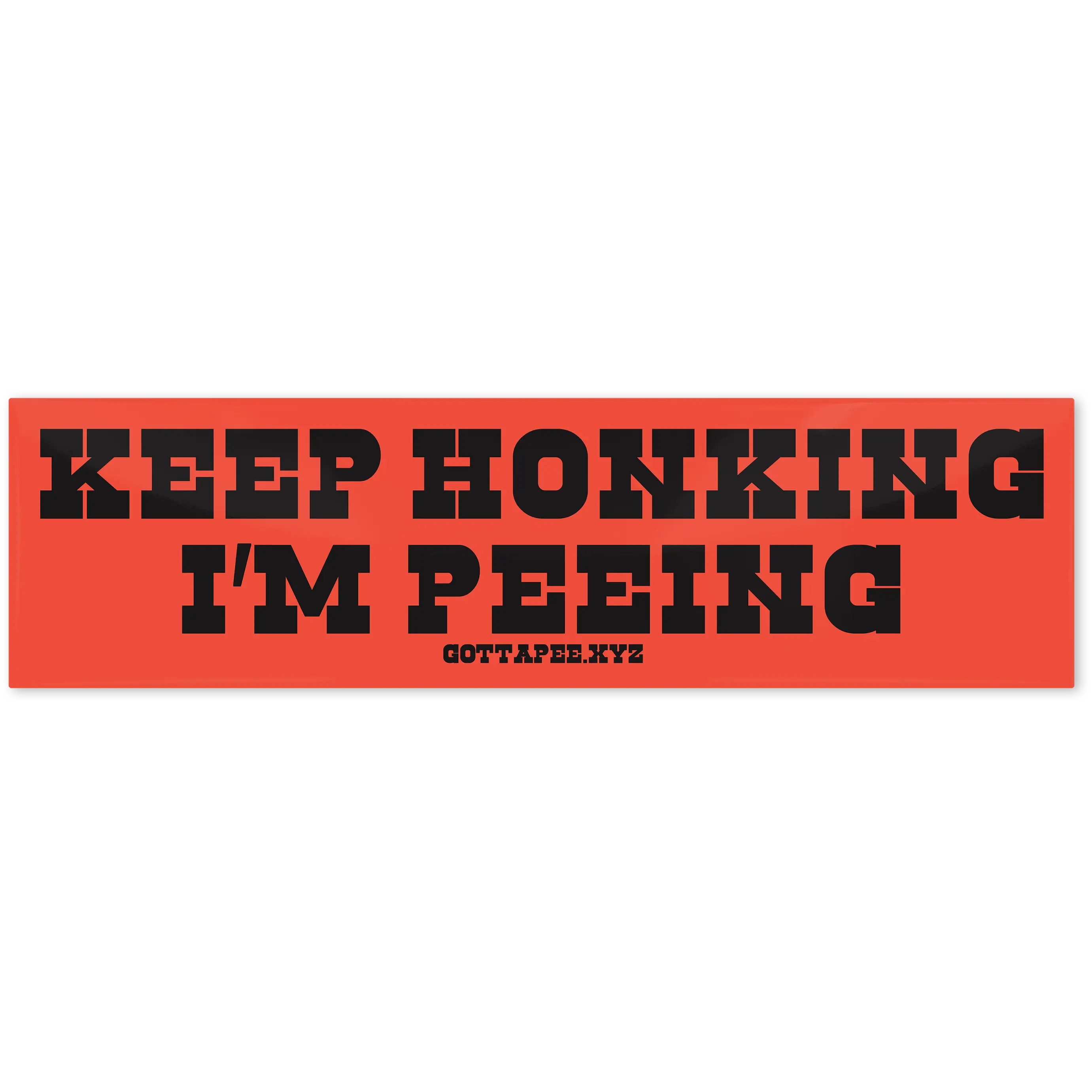 Keep Honking Bumper Sticker