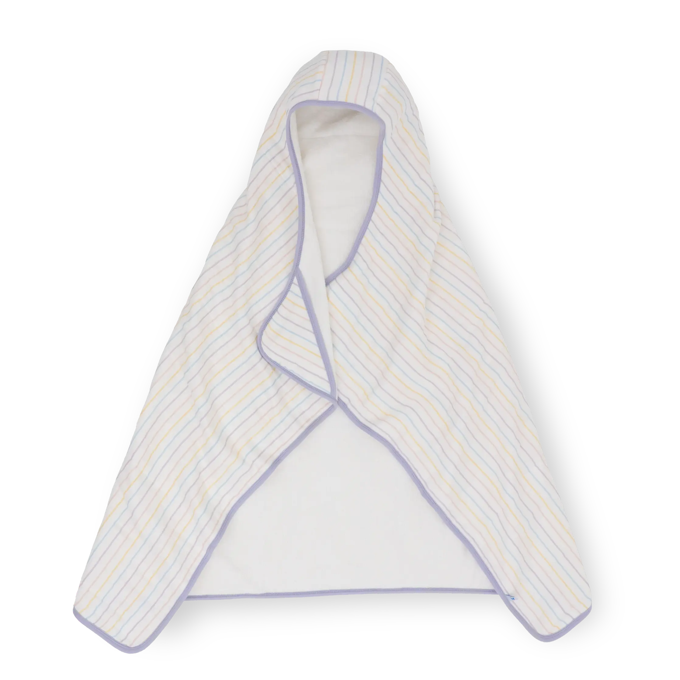 Toddler Hooded Towel - Unicorn Stripe