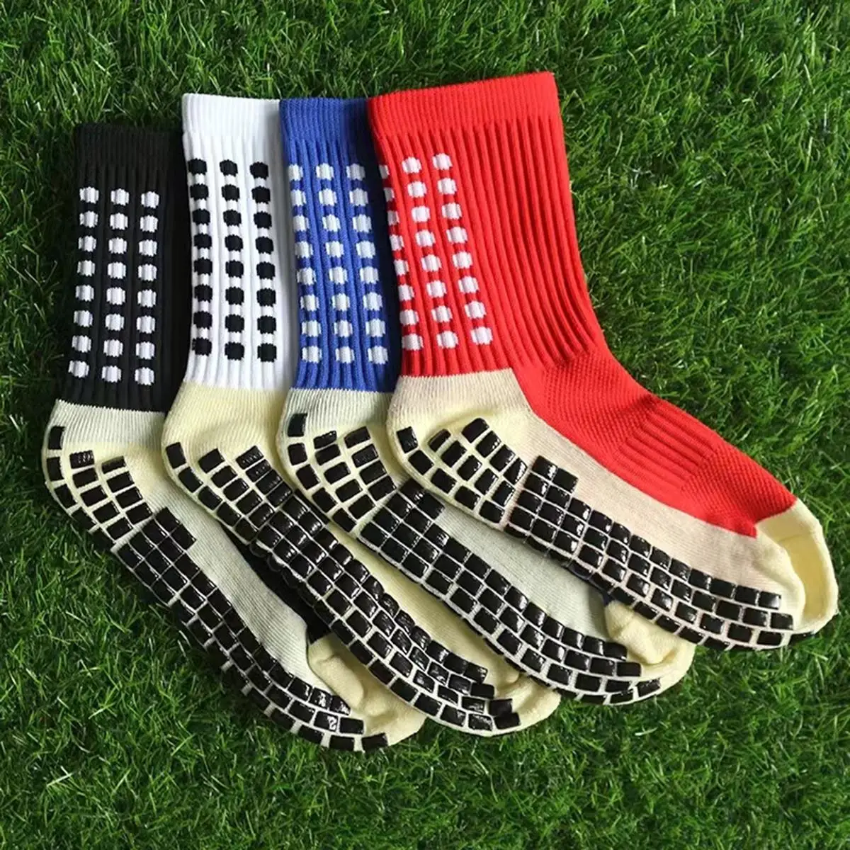 Teenager Football Socks Professional Training Competition Glue Socks Anti slip Men's and Women's Sports Yoga Socks Basketball Socks grip socks Tubesoc