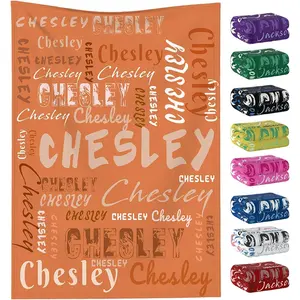 Personalized Blanket with Name | Customized Gift for Baby, Boys, Girls & Adults | For Christmas, Birthday & Special Occasions