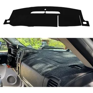 Black Dash Cover Fit Compatible with 2007-2014 Chevy Tahoe, Avalanche, Suburban,  Yukon/Yukon XL, Sierra & Silverado LTZ, Dashboard Cover Carpet