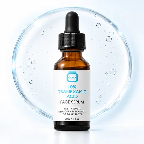 Omic+ 10% Tranexamic Acid Face Serum for Dark Spots & Uneven Tone, 30 mL