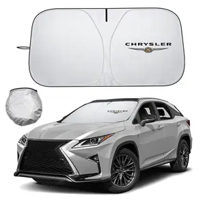 Folding Car Windshield Sun Shade Cover, UV Protection Visor for Chrysler 300C, Pacifica, Pt Cruiser, Grand Country, Voyager Accessories