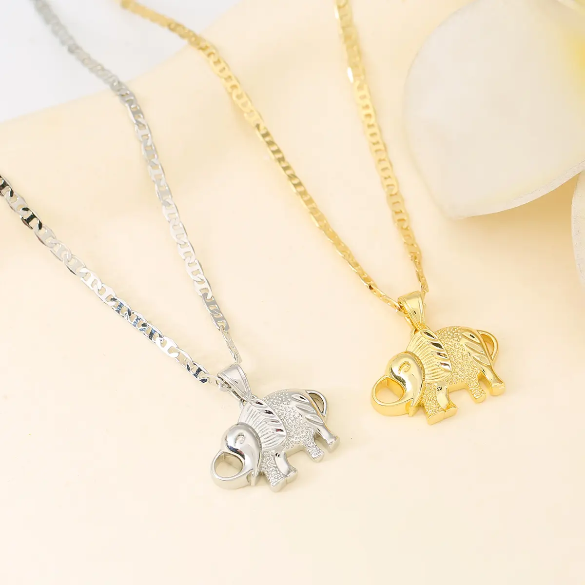 Elephant Design Pendant Necklace for Women & Girls, Fashion Jewelry for Party, Daily Clothing Decor, Exquisite Jewelry for Birthday Gift