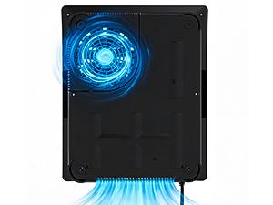 OSTBA Induction Cooktop 1800W Commercial Grade Portable Countertop Burner ETL Certified 10 Power Levels 460°F 12-Hour Timer 5"-10" Cookware Compatible