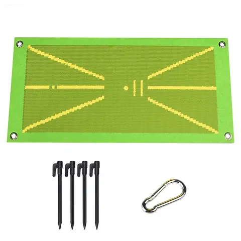 Golf Swing Mat, 1 Set Golf Swing Training Aid, Swing Grip Training Aid, Professional Golf Training Aid for Golfers, Golf Training Tools, Golf Training Equipment, Enhanced Training Tool, Golf Practice Equipment, Golf Training Accessory