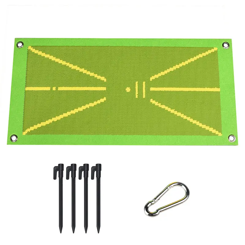 Golf Swing Mat, 1 Set Golf Swing Training Aid, Swing Grip Training Aid, Professional Golf Training Aid for Golfers, Golf Training Tools, Golf Training Equipment, Enhanced Training Tool, Golf Practice Equipment, Golf Training Accessory