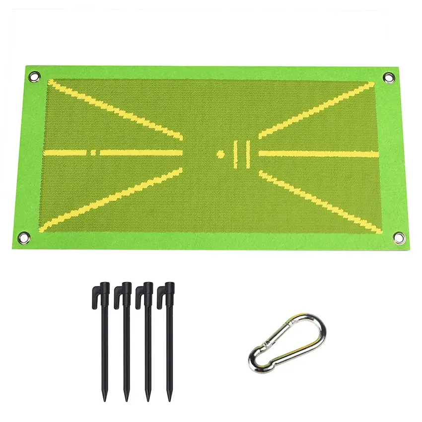 Golf Swing Mat, 1 Set Golf Swing Training Aid, Swing Grip Training Aid, Professional Golf Training Aid for Golfers, Golf Training Tools, Golf Training Equipment, Enhanced Training Tool, Golf Practice Equipment, Golf Training Accessory