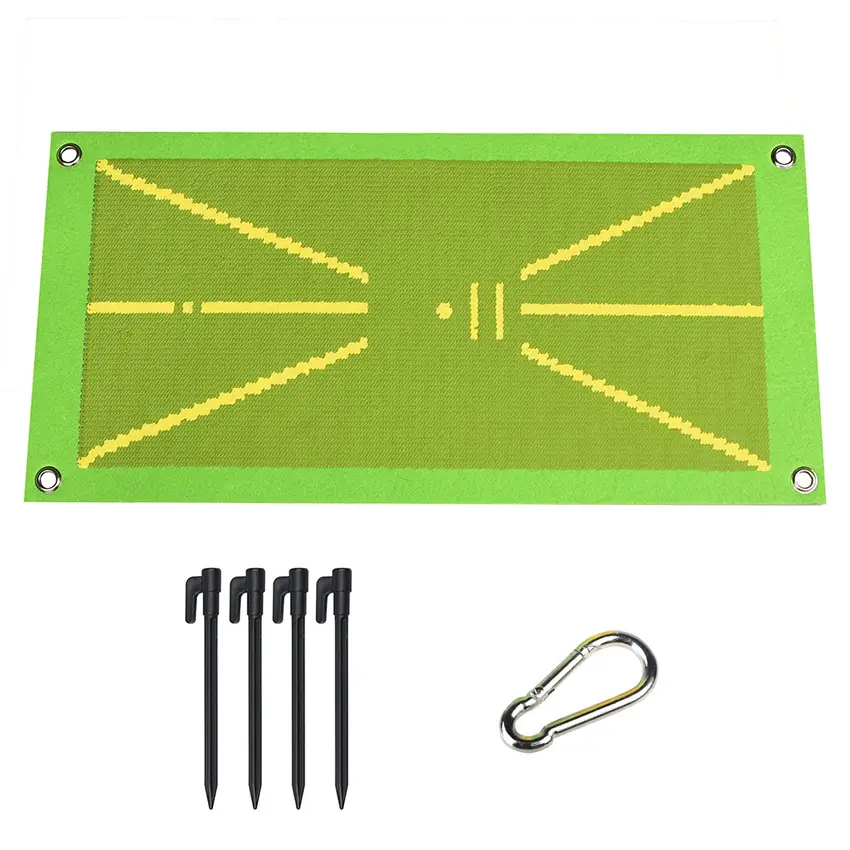 Golf Swing Mat, 1 Set Golf Swing Training Aid, Swing Grip Training Aid, Professional Golf Training Aid for Golfers