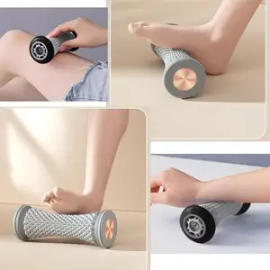 Due North Foot Rubz Foot Massage Roller, Reflexology Tool for Plantar Fasciitis Relief, Deep Tissue Muscle Massage, Portable Yoga Ball