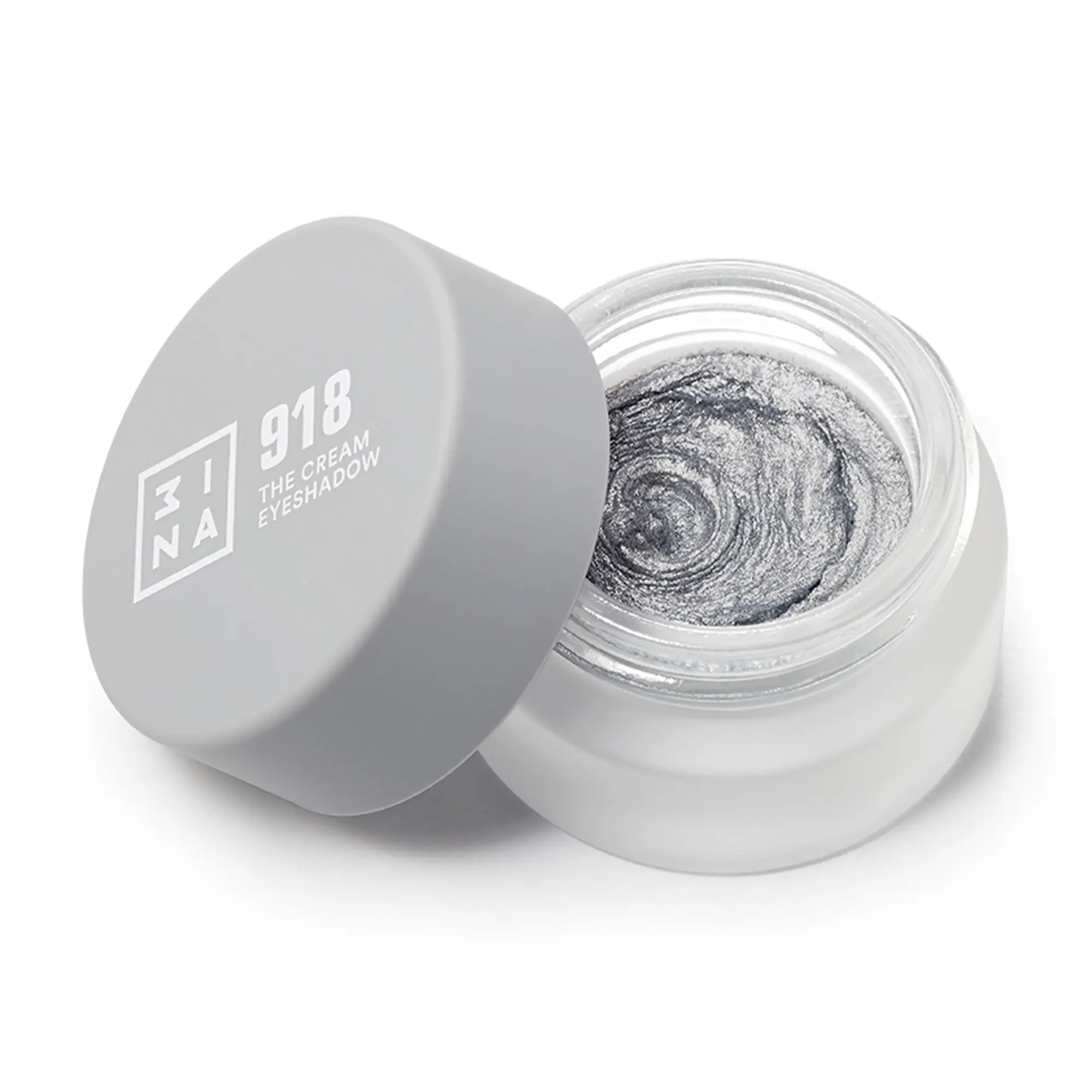 The Cream Eyeshadow - 918 Silver by 3INA for Women - 0.1 oz Eye Shadow
