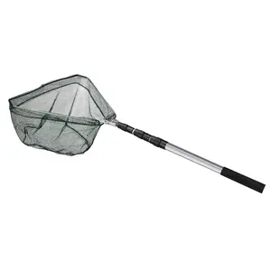 Telescopic Foldable 1Pcs /Pack Aluminum Alloy Fishing Net Triangular Landing Net Fishing Accessories
