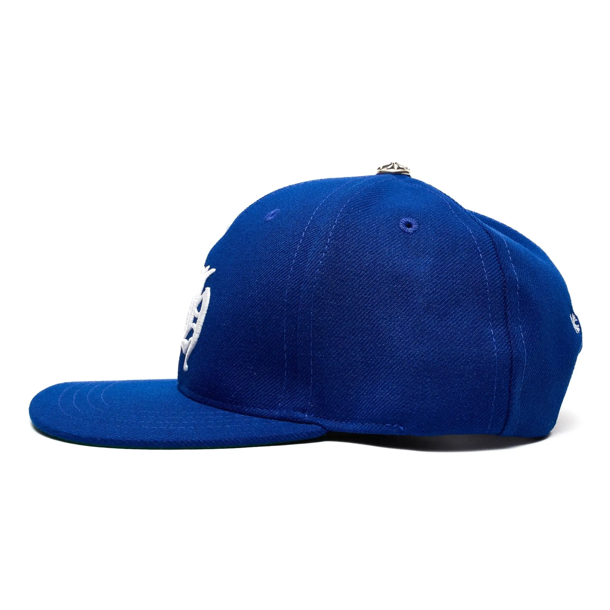 Chrome Hearts Unisex Snapback Cap - Blue-and-White Baseball Hat