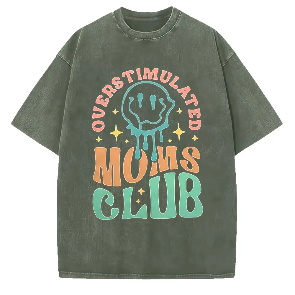 Washed T-shirt-Green
